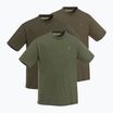 Футболка чоловіча Pinewood 3-pack 3 szt. green/h.brown/khaki