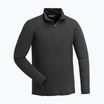 Чоловічий термокостюм Pinewood Abisko Merino Base Layer Half Zip димчастий чорний