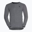 Чоловічий топ з довгими рукавами ODLO Active Warm Bl Top Crew Neck Long Sleeve сталевий сірий меланж