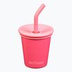 Кружка Klean Kanteen Kid's Steel Straw Lid 296 мл rouge red