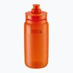 Пляшка велосипедна Elite FLY Tex 550 мл clear/orange red