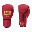 Рукавиці воксерські LEONE Bordeaux бордові GN059X