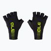 Велорукавиці Alé Guanto Estivo Sun Select black/fluo yellow