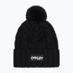 Зимова шапка Oakley Harper Pom Beanie з чорно-білим логотипом