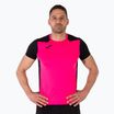 Футболка для бігу чоловіча Joma Record II fluor pink/black