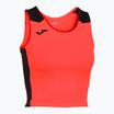 Футболка для бігу жіноча Joma Record II Top fluor coral/black
