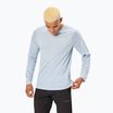 Лонгслів для бігу чоловічий NNormal Merino blue