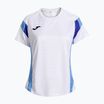 Футболка тенісна жіноча Joma Montreal white/sky blue
