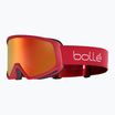 Гірськолижні окуляри Bollé Bedrock Plus карміновий червоний / схід сонця