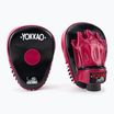Щитки тренувальні YOKKAO Focus Mitts Open чорно-червоні FYML-18
