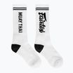 Шкарпетки Fairtex "Муай Тай" білі/чорні