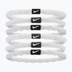Гумки для волосся Nike Flex Hair Tie 6 шт. white/black/white