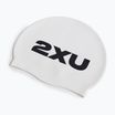 2XU Силіконова шапочка для плавання біла/біла