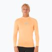 Лонгслів для плавання чоловічий Rip Curl Waves UPF Performance mandarin zest
