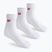 Шкарпетки тенісні чоловічі  Wilson Quarter 3 пари білі WRA803101