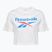 Футболка жіноча Reebok Identity Big Logo Crop Tee white/coral/blue