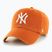 Кепка 47 Brand MLB New York Yankees CLEAN UP burnt orange