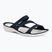Шльопанці жіночі Crocs Swiftwater Sandal navy/white