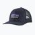 Бейсболка Patagonia P-6 Logo Trucker navy blue