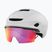 Шолом для шосейного велосипеда Oakley Aro7 Road матовий білий/призм