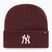 Шапка зимова 47 Brand MLB New York Yankees Haymaker dark maroon