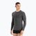 Чоловіча термоактивна футболка з довгим рукавом icebreaker Merino 150 Anatomica Crewe jet heather