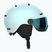 Шолом гірськолижний дитячий Salomon Orka Visor bleached aqua