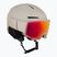 Шолом гірськолижний Salomon Osmo Pro Sigma Photo light bronze met/black/poppy red