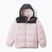 Дитяча утеплена куртка Columbia Puffect Hooded satin pink/black