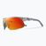 Сонцезахисні окуляри Nike Show X1 блискучий вовк сіро-помаранчеві дзеркальні
