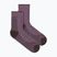 Шкарпетки жіночі Icebreaker Merino Hike+ Ultralight Quarter grey plum/bittersweet