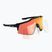 Окуляри велосипедні 100% Speedcraft soft tact black/hiper red multilayer mirror