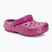 Дитячі шльопанці Crocs Classic Lined Glitter Clog fuchsia fun/multi