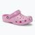 Дитячі шльопанці Crocs Classic Glitter Clog фламінго