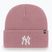 Шапка зимова 47 Brand MLB New York Yankees Haymaker mauve