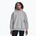 Жіноче худі Under Armour Icon Fleece Hoodie модний сірий світлий меланж/білий