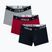 Труси чоловічі Nike Jrdan JHM Flight Cotton Trunk 3 пари gym red/black