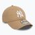 Бейсболка New Era League Essential 9Twenty New York Yankees світло-бежева