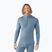 Кофта термічна чоловіча Smartwool Classic Thermal Merino Base Layer 1/4 Zip Boxed pewter blue h