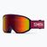Окуляри лижні дитячі Smith Reason OTG S3 deep plum gradient/red solx mirror antifog