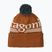 Шапка зимова Patagonia Powder Town hut tripper logo: cinnamon brown