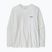 Лонгслів жіночий Patagonia P-6 Logo Responsibili-Tee LS fiber white