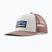 Кепка Patagonia P-6 Logo Trucker Hat birch white