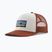 Кепка Patagonia P-6 Logo Trucker Hat white w/rusty red