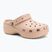 Шльопанці жіночі Crocs Classic Platform Clog pink caramel