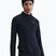 Жіноча бігова лонгслівка Nike Tempo Swoosh Run Dri-Fit 1/4-Zip black/white