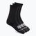 Шкарпетки HOKA Quarter Run Sock 3-Pack black/black/black