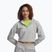 Жіноча толстовка Under Armour Rival Fleece Piped HZ Hoodie модний сірий світлий меланж/білий