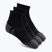 Шкарпетки Under Armour Perf Tech Qtr 3 pack ultimate black/ultimate black/jet gray