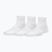 Шкарпетки жіночі Under Armour Vanish 3 Pack white/white/halo gray